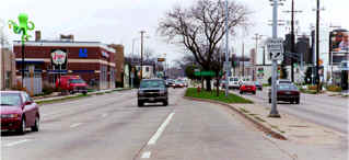 image of Park street in Madison Wisconsin